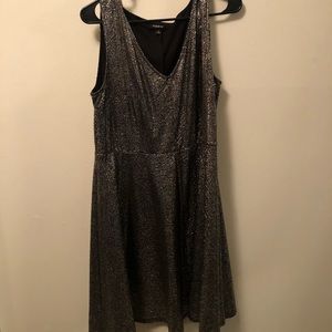 Torrid silver skater dress